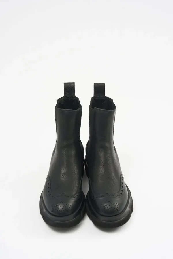 Stiefel-COPENHAGEN STUDIOS Cph562 Grainy Vitello Schwarz