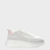 Sneaker-COPENHAGEN STUDIOS Cph40 Leather Mix Off White/Rose