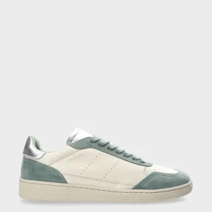 Sneaker-COPENHAGEN STUDIOS Cph255 Leather Mix Cream/Sage