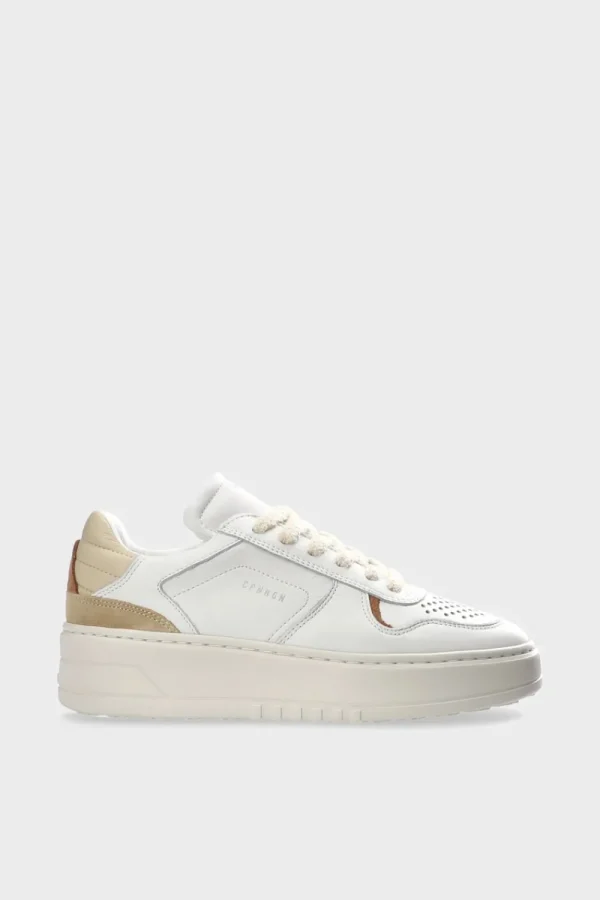 Sneaker-COPENHAGEN STUDIOS Cph76 Leather Mix Weis/Beige