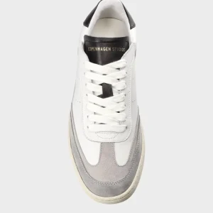 Sneaker-COPENHAGEN STUDIOS Cph257 Leather Mix Weis Schwarz