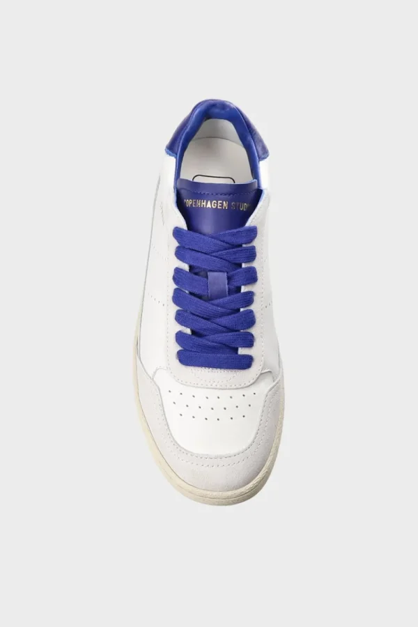 Sneaker-COPENHAGEN STUDIOS Cph255 Leather Mix Weis Blau