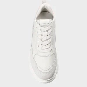 Sneaker-COPENHAGEN STUDIOS Cph40 Leather Mix Off White/Rose