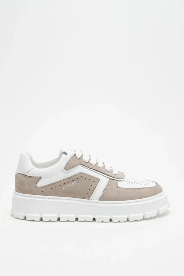 Sneaker-COPENHAGEN STUDIOS Cph332 Leather Mix Grau Weis