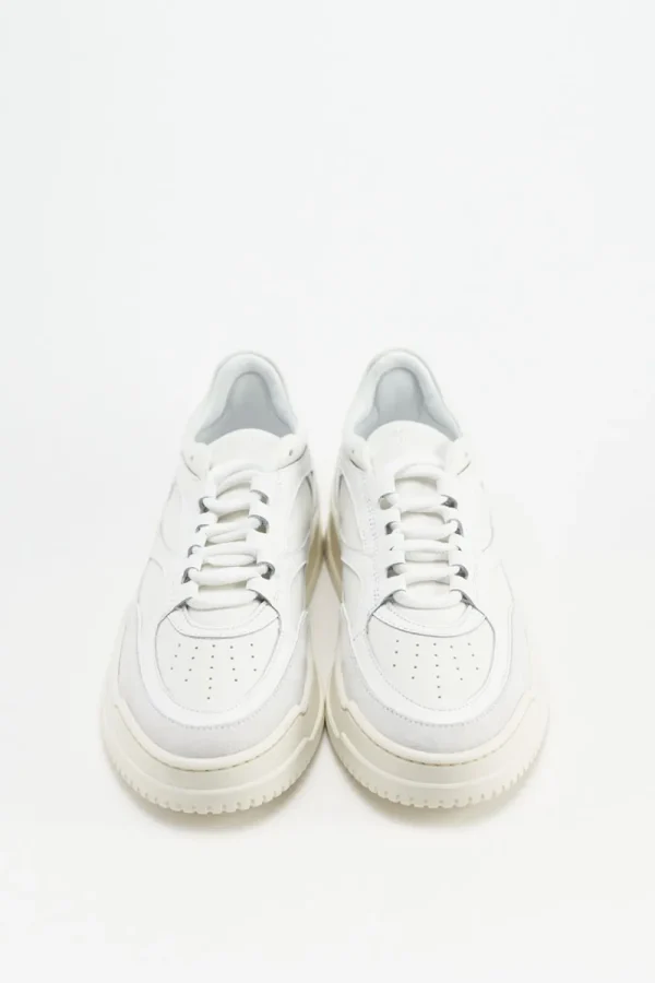 Sneaker-COPENHAGEN STUDIOS Cph154 Leather Mix Sauberes Weis