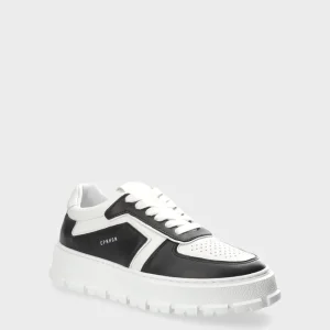 Sneaker-COPENHAGEN STUDIOS Cph332 Leather Mix Schwarz-Weiss