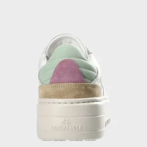 Sneaker-COPENHAGEN STUDIOS Cph76 Leather Mix Weis/Mint