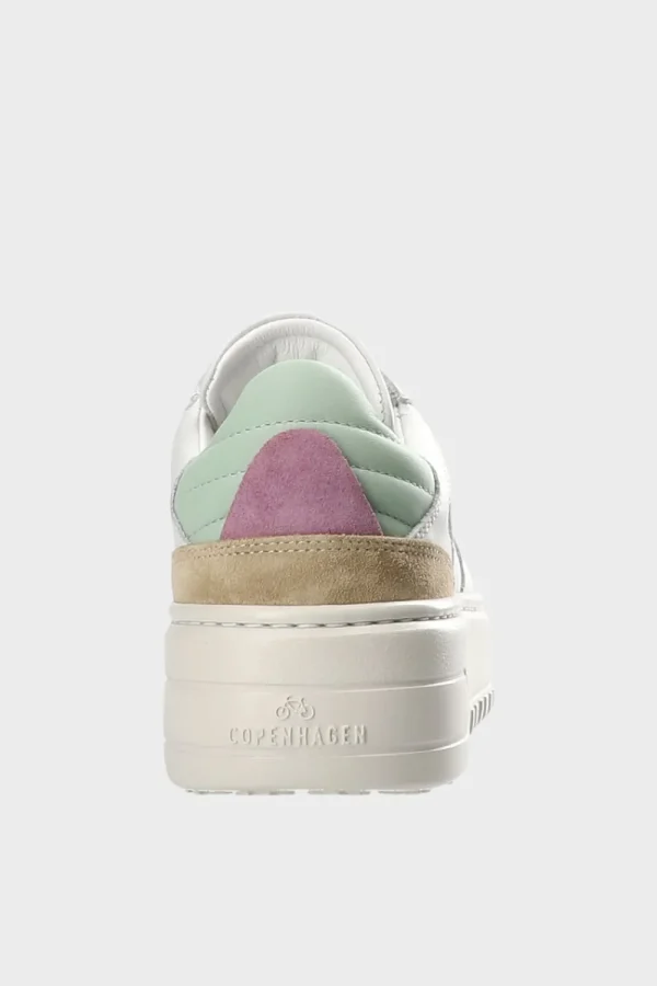 Sneaker-COPENHAGEN STUDIOS Cph76 Leather Mix Weis/Mint
