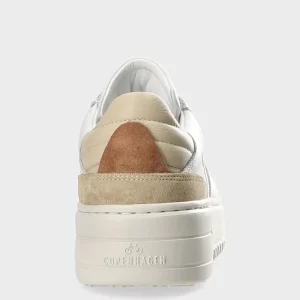 Sneaker-COPENHAGEN STUDIOS Cph76 Leather Mix Weis/Beige