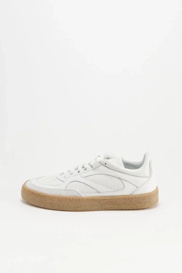 Sneaker-COPENHAGEN STUDIOS Cph156 Leather Mix Cremefarben