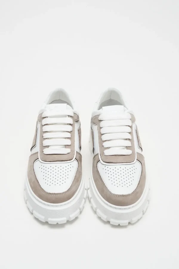 Sneaker-COPENHAGEN STUDIOS Cph332 Leather Mix Grau Weis