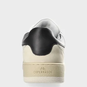 Sneaker-COPENHAGEN STUDIOS Cph461 Leather Mix Weis Schwarz