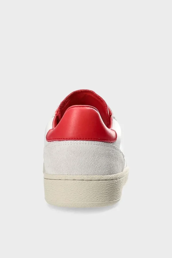 Sneaker-COPENHAGEN STUDIOS Cph255 Leather Mix Weis Rot