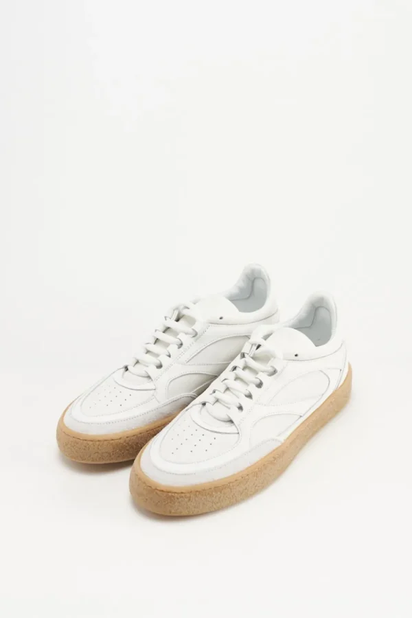 Sneaker-COPENHAGEN STUDIOS Cph156 Leather Mix Cremefarben