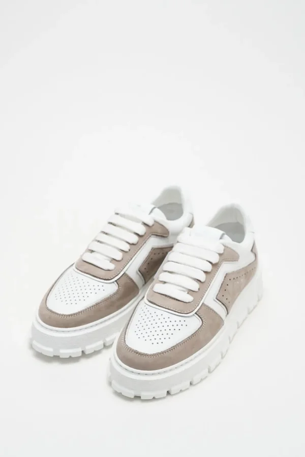 Sneaker-COPENHAGEN STUDIOS Cph332 Leather Mix Grau Weis