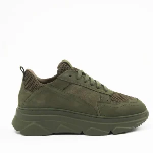 Sneaker-COPENHAGEN STUDIOS Cph40 Material Mix Olive