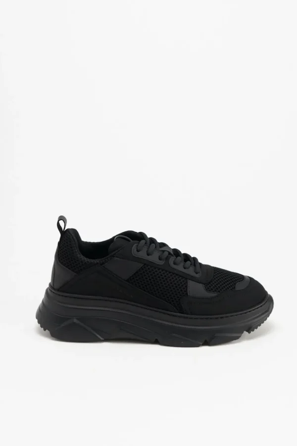 Sneaker-COPENHAGEN STUDIOS Cph40 Material Mix Schwarz