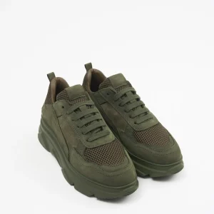 Sneaker-COPENHAGEN STUDIOS Cph40 Material Mix Olive