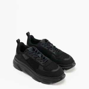 Sneaker-COPENHAGEN STUDIOS Cph40 Material Mix Schwarz