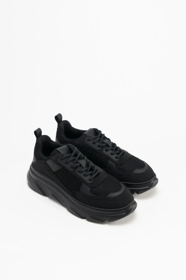 Sneaker-COPENHAGEN STUDIOS Cph40 Material Mix Schwarz