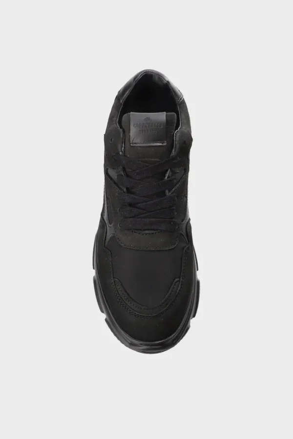 Sneaker-COPENHAGEN STUDIOS Cph51 Material Mix Schwarz Schwarz