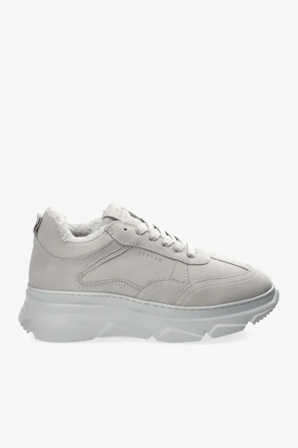 Sneaker-COPENHAGEN STUDIOS Cph60 Nabuc Teddy Light Grey