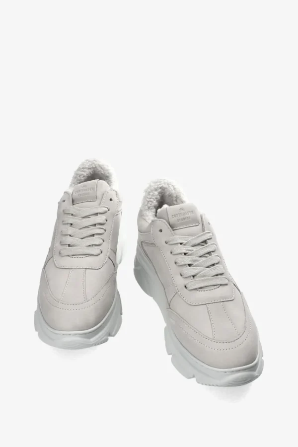 Sneaker-COPENHAGEN STUDIOS Cph60 Nabuc Teddy Light Grey