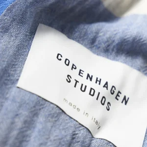 Schals-COPENHAGEN STUDIOS Cph Shawl 8 Cotton Mix Creme/Blau