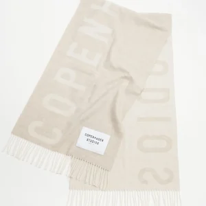 Schals-COPENHAGEN STUDIOS Cph Shawl 1 Wool Mix Beige