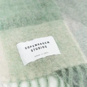 Schals-COPENHAGEN STUDIOS Cph Shawl 4 Wool Mix Jade Green