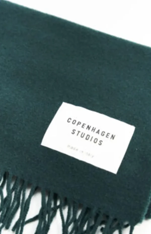 Schals-COPENHAGEN STUDIOS Cph Shawl 6 Wool Mix Grun