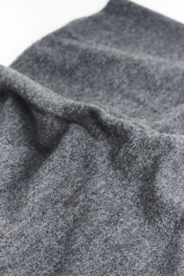 Schals-COPENHAGEN STUDIOS Cph Shawl 6 Wool Mix Anthracite