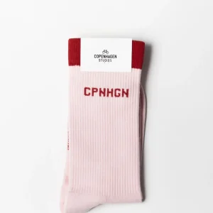 Socken-COPENHAGEN STUDIOS Cph Socks 2 Cotton Blend Pink/Red