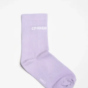 Socken-COPENHAGEN STUDIOS Cph Socks 1 Cotton Blend Lavender/White