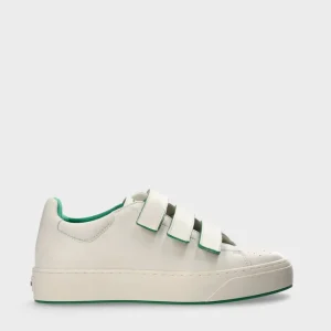 Sneaker-COPENHAGEN STUDIOS Cph429 Soft Vitello Milch/Grun