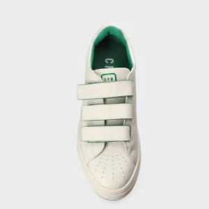 Sneaker-COPENHAGEN STUDIOS Cph429 Soft Vitello Milch/Grun