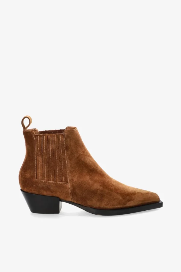 Stiefel-COPENHAGEN STUDIOS Cph244 Suede Cognac