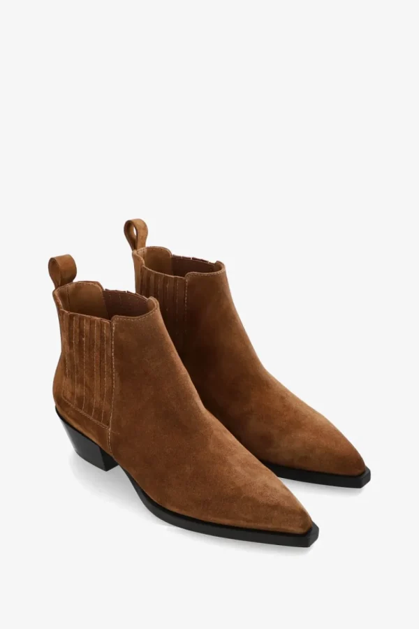 Stiefel-COPENHAGEN STUDIOS Cph244 Suede Cognac