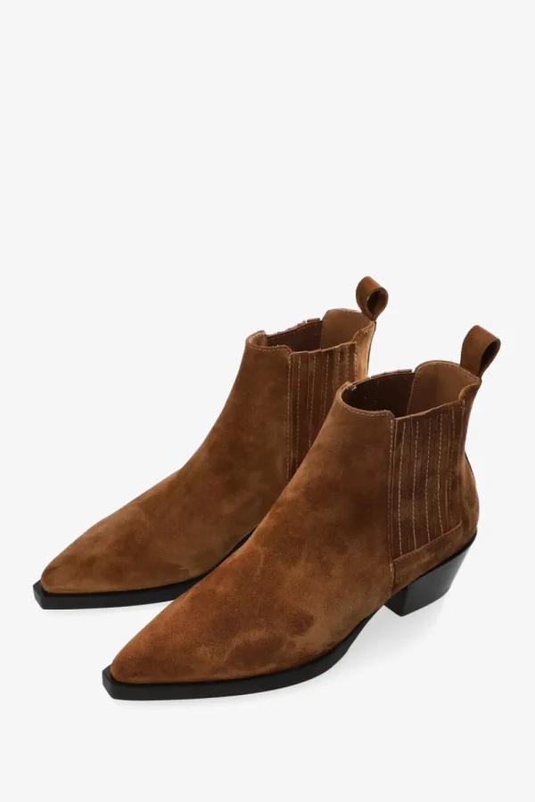 Stiefel-COPENHAGEN STUDIOS Cph244 Suede Cognac