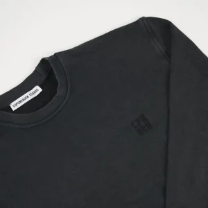 Zur Seite Fahren-COPENHAGEN STUDIOS Cph Sweat 12 Cotton Schwarz Gewaschen