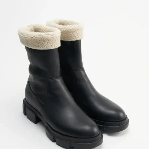 Stiefel-COPENHAGEN STUDIOS Cph668 Vegan Teddy Nappa Schwarz