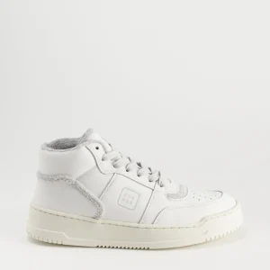 Sneaker-COPENHAGEN STUDIOS Cph196 Vitello Weis/Hellgrau