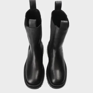 Stiefel-COPENHAGEN STUDIOS Cph1000 Vitello Schwarz/Schwarz Matt