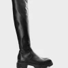 Stiefel-COPENHAGEN STUDIOS Cph544 Vitello/Vegan Stretch Schwarz