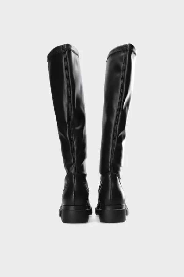 Stiefel-COPENHAGEN STUDIOS Cph556 Vitello/Vegan Stretch Schwarz