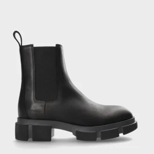 Stiefel-COPENHAGEN STUDIOS Cph570 Waxed Nabuc Schwarz