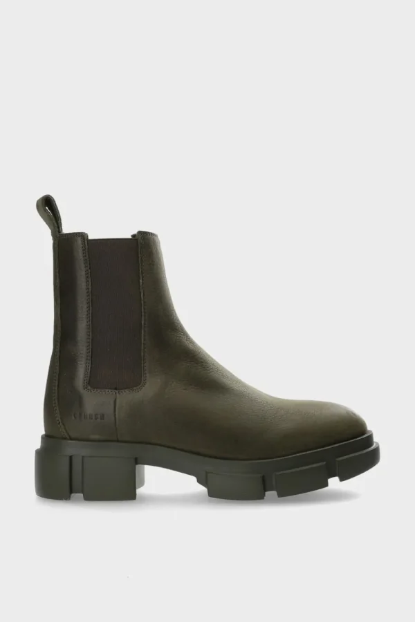 Stiefel-COPENHAGEN STUDIOS Cph570 Waxed Nabuc Khaki