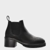 Stiefel-COPENHAGEN STUDIOS Cph611 Waxed Nabuc Schwarz