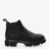 Stiefel-COPENHAGEN STUDIOS Cph504 Waxed Nabuc Schwarz