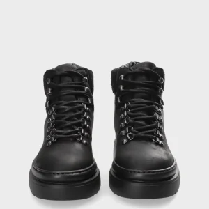 Stiefel-COPENHAGEN STUDIOS Cph262 Waxed Nabuc Schwarz